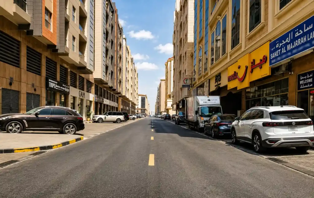 Transport and Parking Options in Muwaileh Commercial sharjah