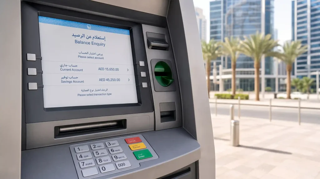 ATM Balance Check in UAE