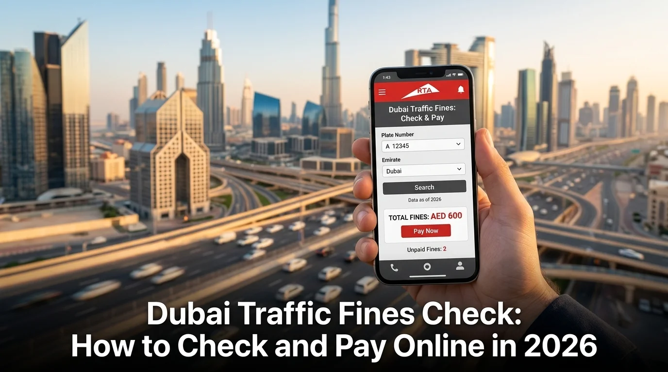 Dubai Traffic Fines Check: How to Check and Pay Online in 2026