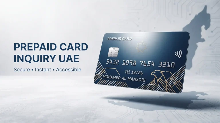 Prepaid Card Inquiry UAE