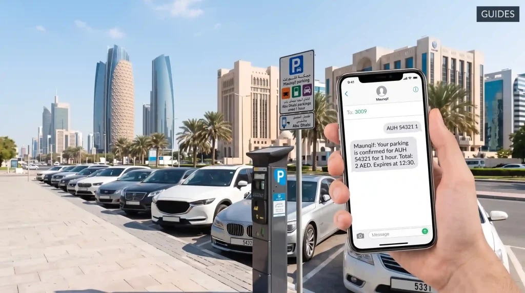 Abu Dhabi Parking SMS Guide: How to Pay, Fees, Codes & Rules