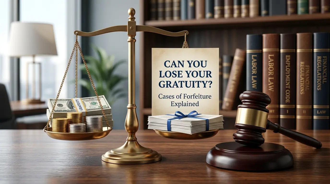 Can You Lose Your Gratuity? Cases of Forfeiture Explained