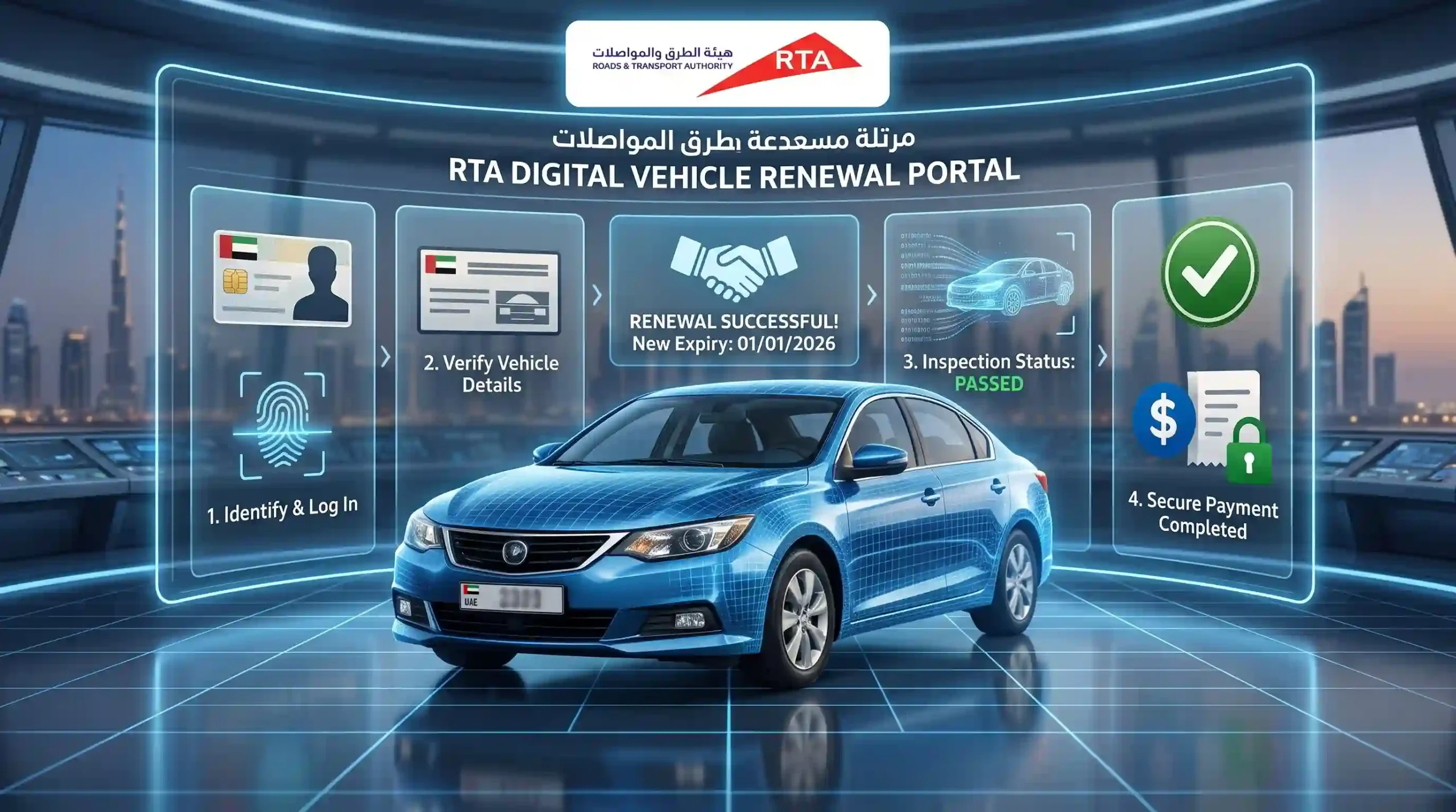 RTA Vehicle Renewal Online in Dubai: The Complete 2026 Guide